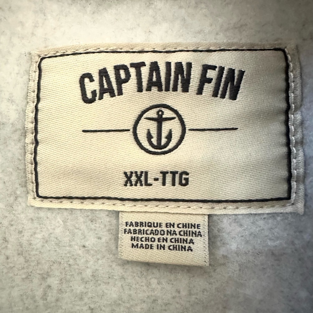 Captain Fin Co. Shweaty Anchor Crew Pullover Jumper Sweatshirt, Size XXL, NWT‎ - Picture 8 of 10
